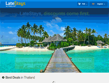Tablet Screenshot of latestays.com